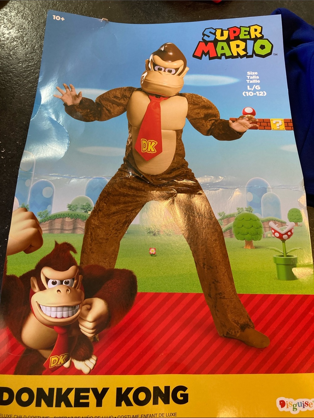 Kid Super Mario Donkey Kong costume size L (10/12)